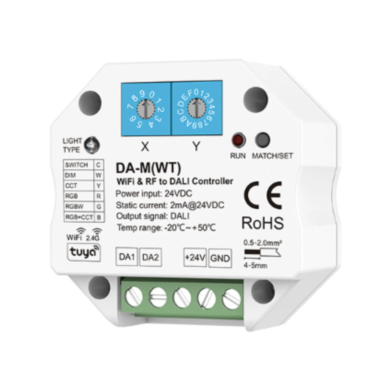 VE-DG01-WF Wi-Fi & RF to DALI Gateway, manufactured by Skydance (DA-M(WT))
